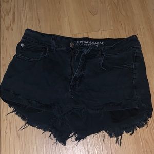 AE high waisted black shorts!